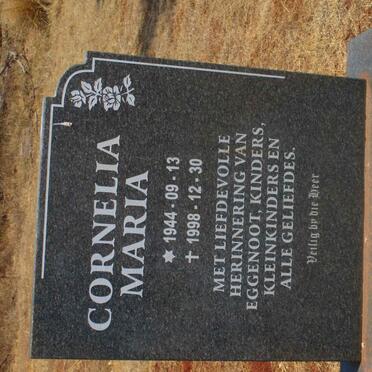 OOSTHUYSEN Daniel du Plessis 1930-2013 &amp; Cornelia Maria 1944-1998