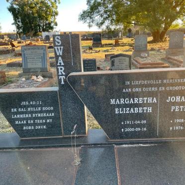 SWART Johannes Petrus 1908-1976 &amp; Margaretha Elizabeth 1911-2000