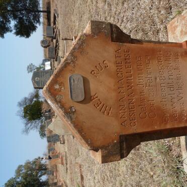 WILLEMSE Anna Magrieta Gesiena 1903-1934