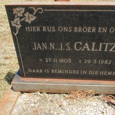 CALITZ Jan N.J.S. 1905-1982 