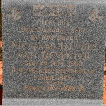 DEVENTER Nicolaas Jacobus, van 1933-1948