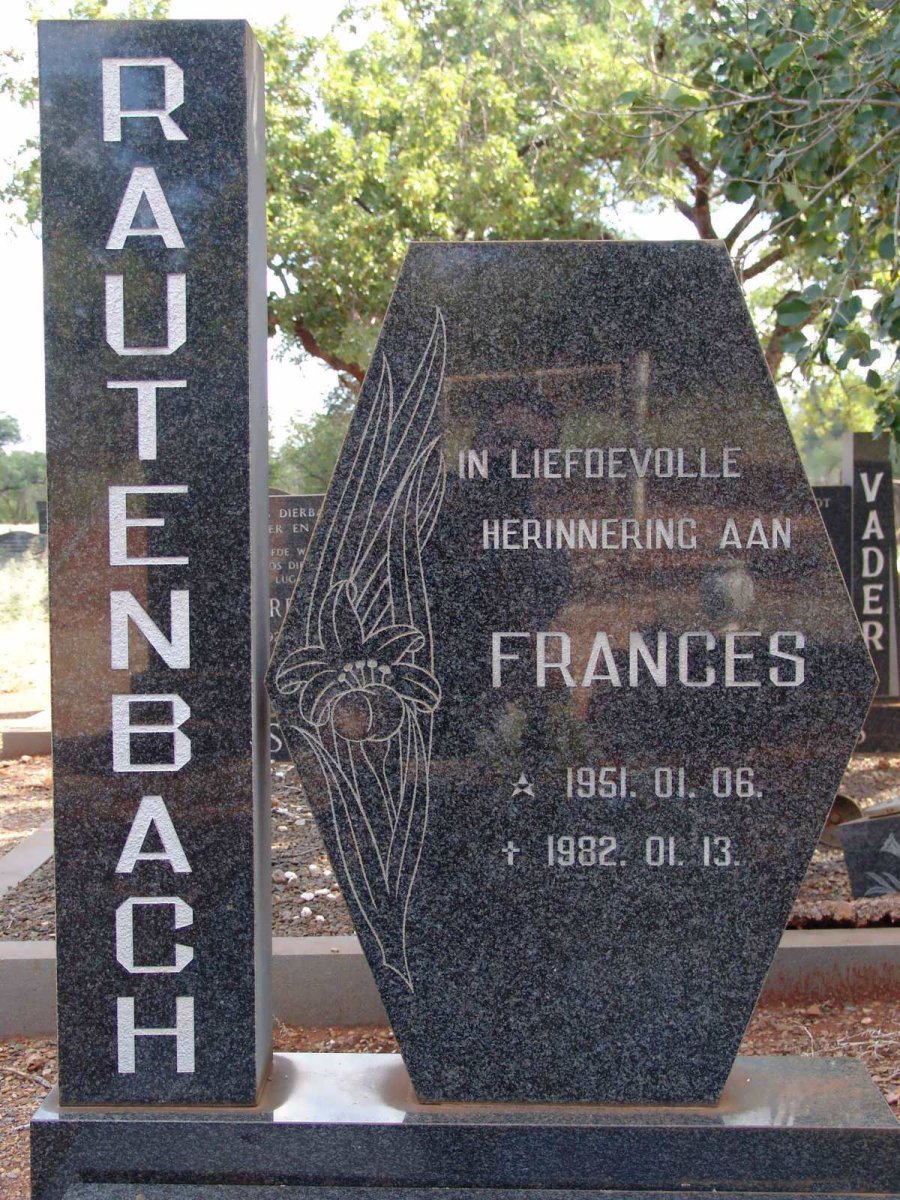 RAUTENBACH Frances 1951-1982