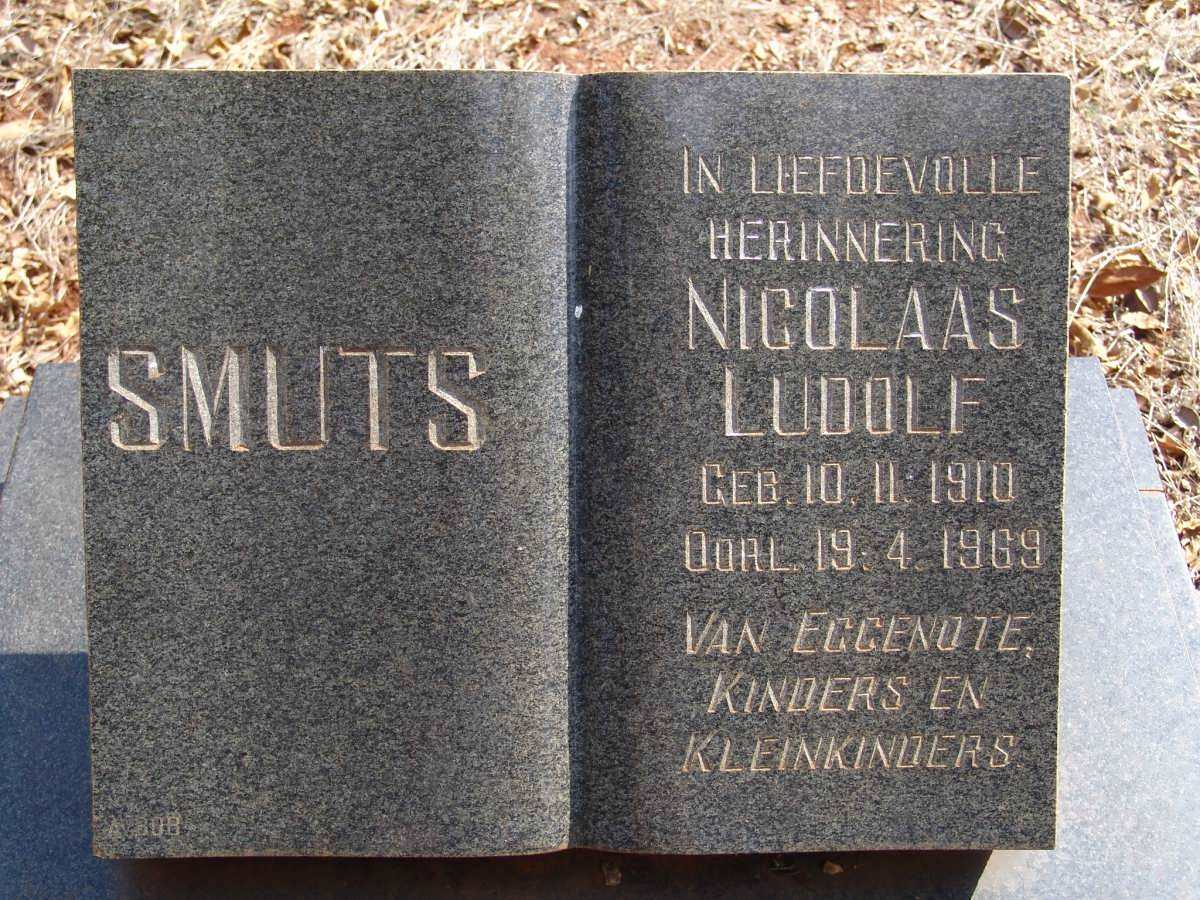 SMUTS Nicolaas Ludolf 1910-1969