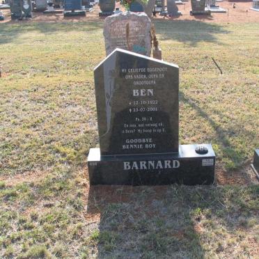 BARNARD Ben 1922-2001