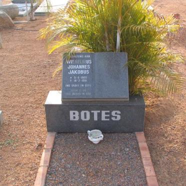 BOTES Wilhelmus Johannes Jakobus 1920-1991