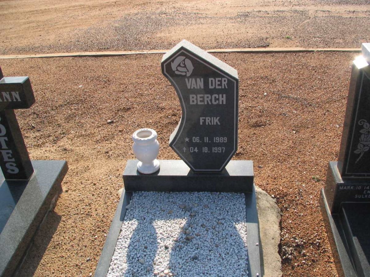 BERGH Frik, van der 1989-1997