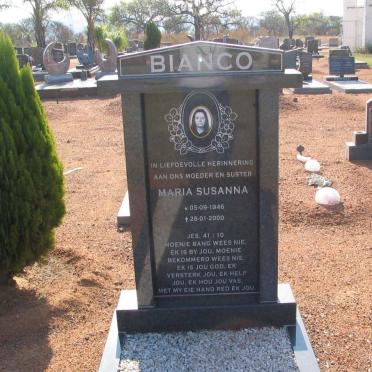 BIANCO Maria Susanna 1946-2000