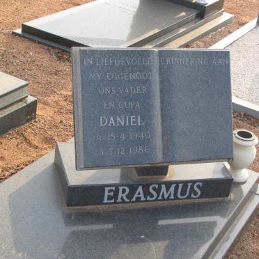ERASMUS Daniel 1940-1986