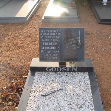 GOOSEN Frederik Gerhardus Wolmarans 1912-1990