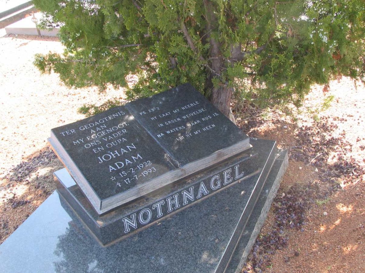 NOTHNAGEL Johan Adam 1922-1993