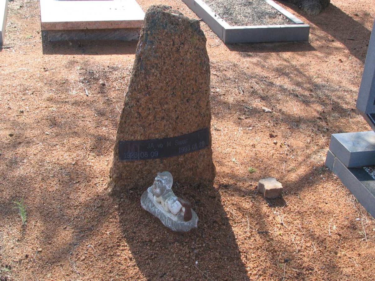 SWART J.A. v.d. M. 1923-1993