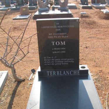 TERBLANCHE Tom 1934-1999