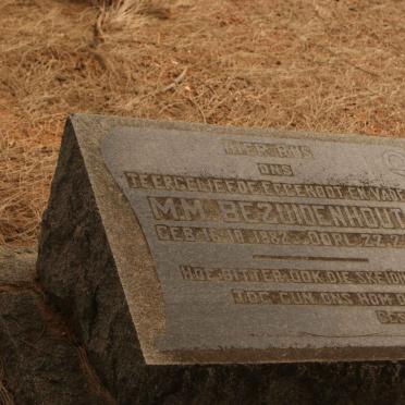 BEZUIDENHOUT M.M. 1882-1943