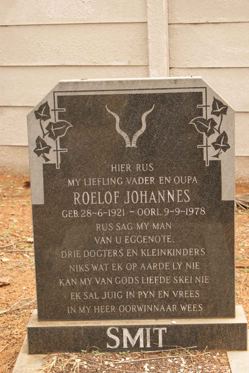 SMIT Roelof Johannes 1921-1978