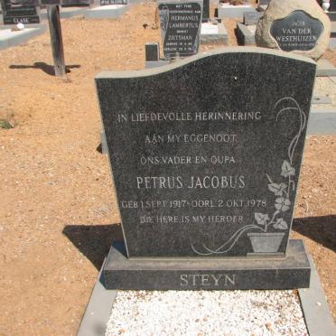 STEYN Petrus Jacobus 1917-1978