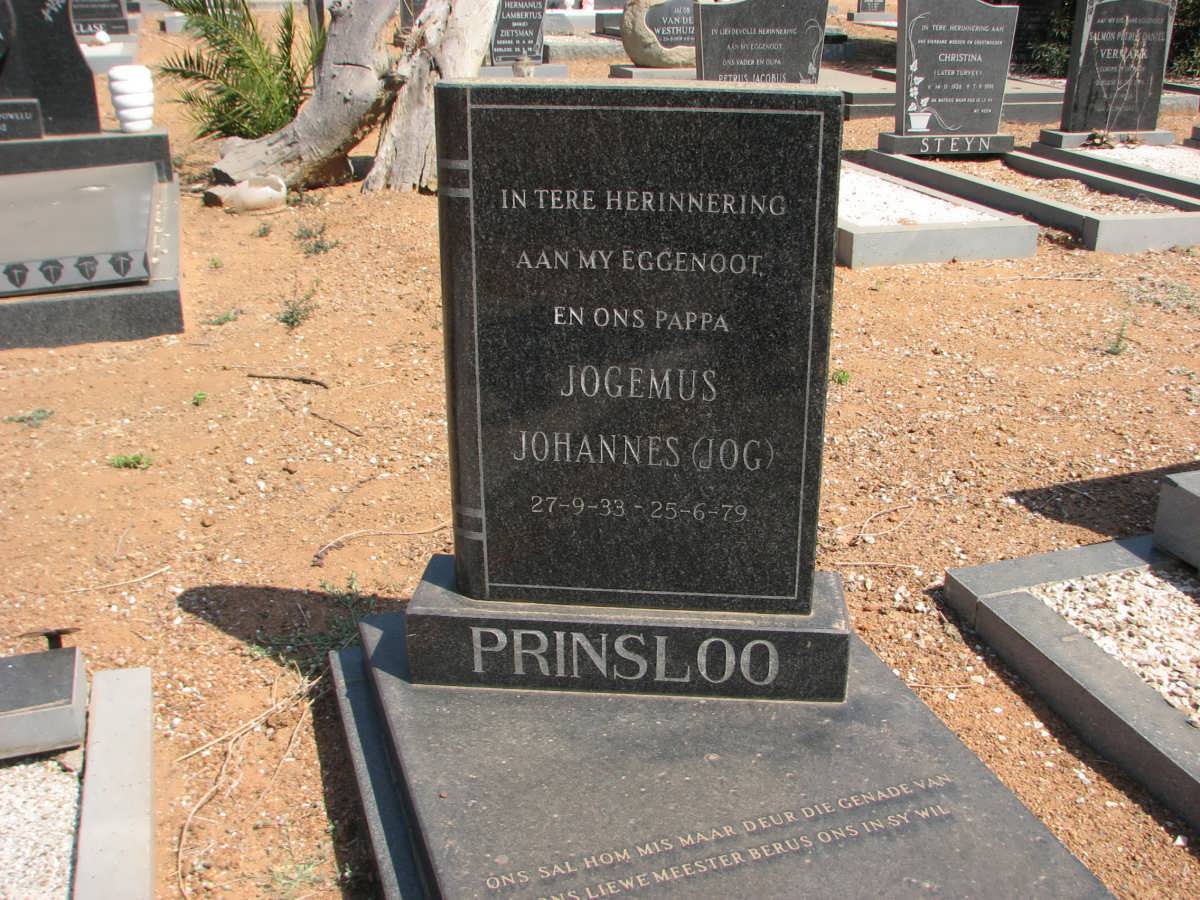PRINSLOO Jogemus Johannes 1933-1979