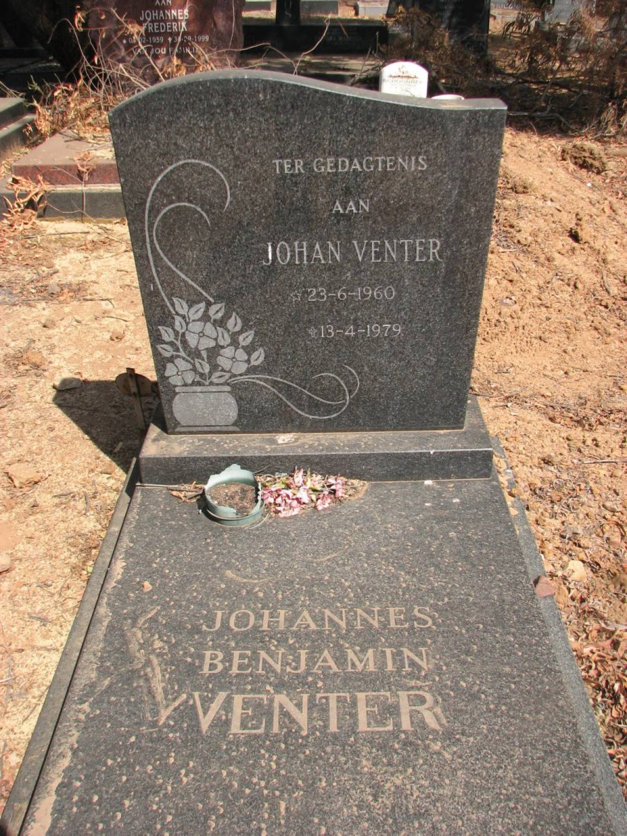 VENTER Johannes Benjamin 1960-1979