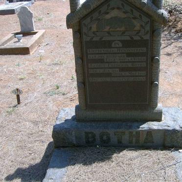 BOTHA Jacobus Frederik 1884-1941