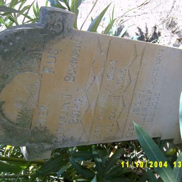 BOSMAN Cornelia J. nee BOTHA 1864-1949