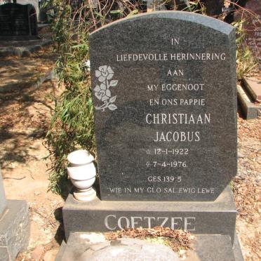 COETZEE Christiaan Jacobus 1922-1976