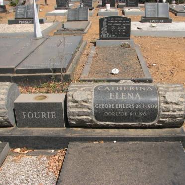 FOURIE Johannes Hermanus 1904-1980 &amp; Catherina Elena EHLERS 1909-1981