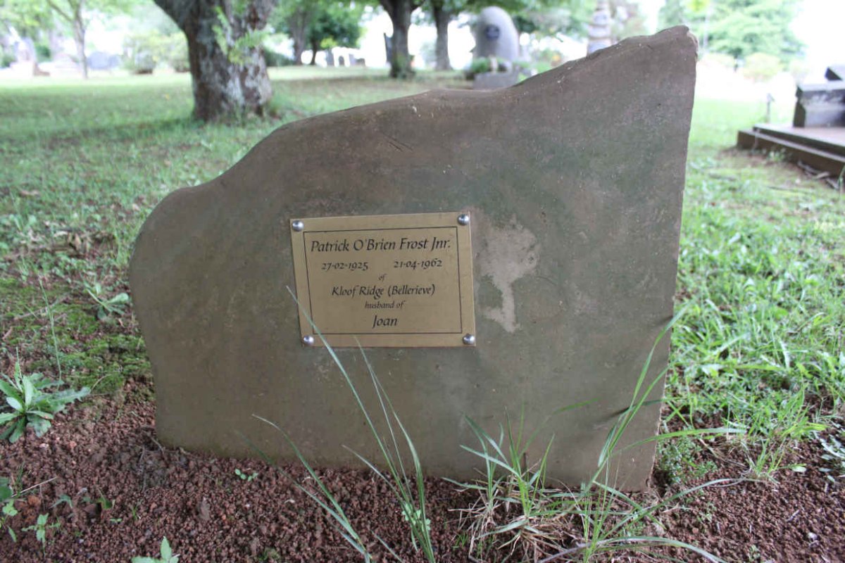 FROST Patrick O'Brien 1925-1962