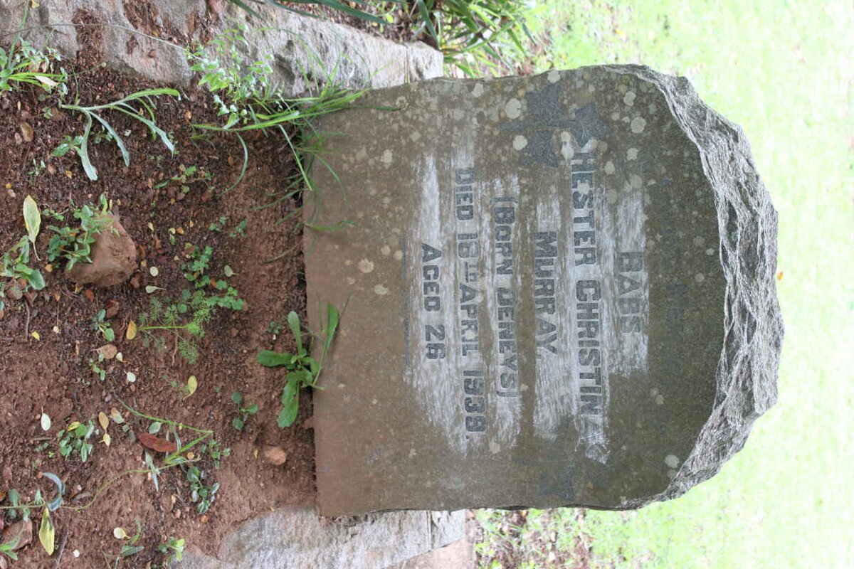 MURRAY Hester Christina nee DENEYS -1939