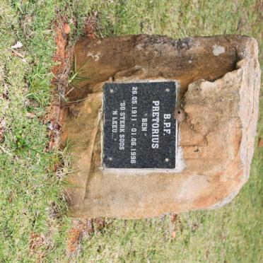 PRETORIUS B.P.F. 1911-1996