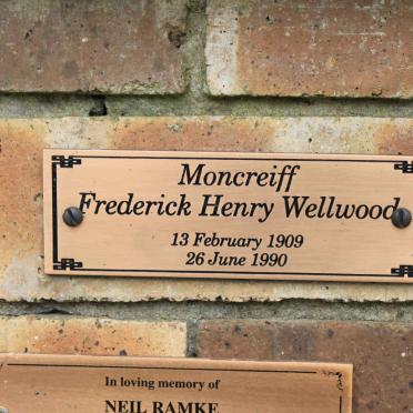 MONCREIFF Frederick Henry Wellwood 1909-1990