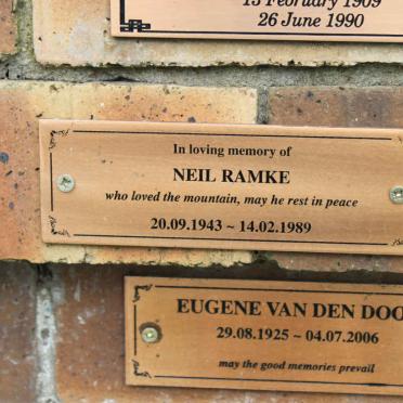 RAMKE Neil 1943-1989