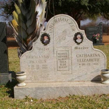 OBERHOLZER Hermanus Jacobus 1924-1999 &amp; Catharina Elizabeth 1933-