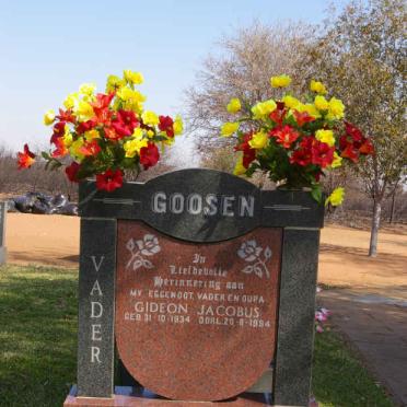 GOOSEN Gideon Jacobus 1934-1994