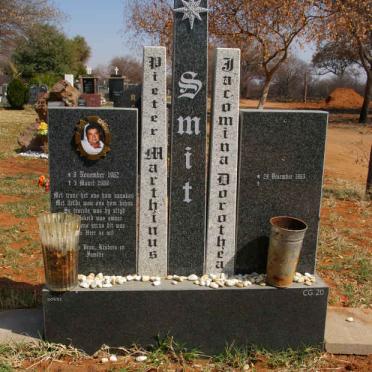 SMIT Pieter Marthinus 1962-2008 &amp; Jacomina Dorothea 1963-