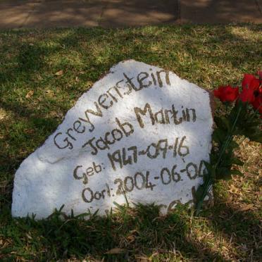 GREYVENSTEIN Jacob Martin 1947-2004