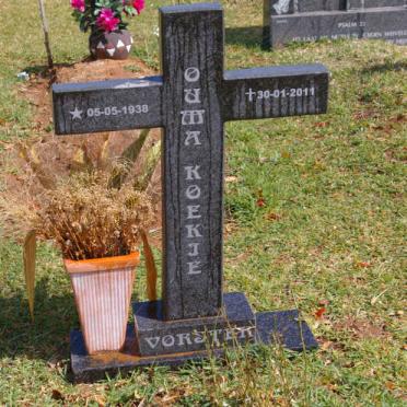 VORSTER Koekje 1936-2011