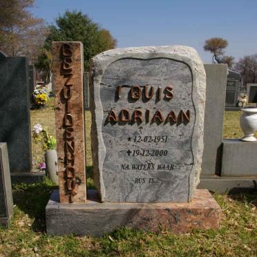 BEZUIDENHOUT Louis Adriaan 1951-2000
