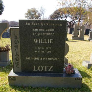 LOTZ Willie 1919-1998