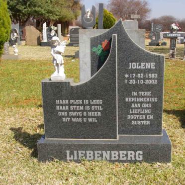 LIEBENBERG Jolene 1983-2002
