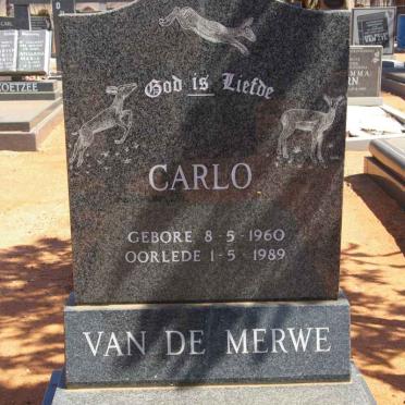 MERWE Carlo, van de 1960-1989