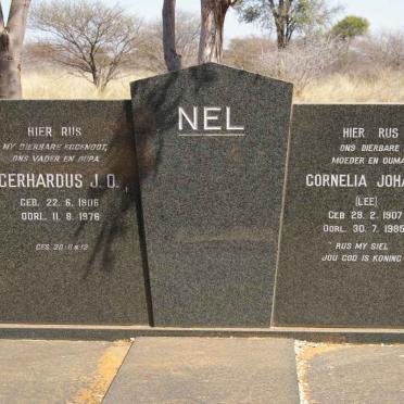 NEL Gerhardus J.O. 1906-1976 &amp; Cornelia Johanna LEE 1907-1985