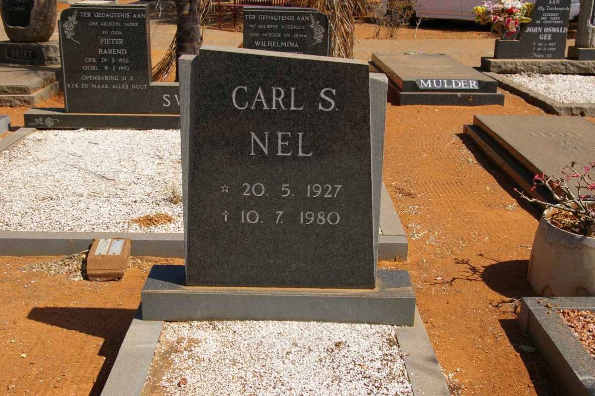 NEL Carl S. 1927-1980