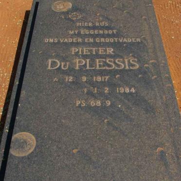 PLESSIS Pieter, du 1917-1984