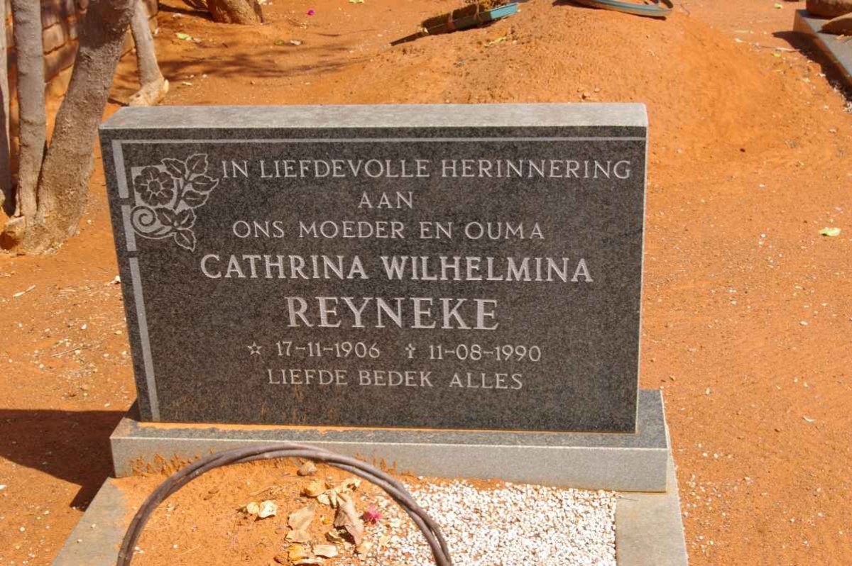 REYNEKE Catharina Wilhelmina 1906-1990