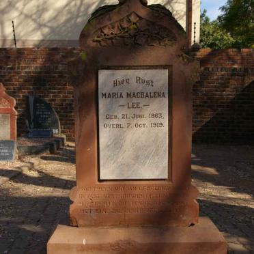 LEE Maria Magdalena nee BLIGNAUT 1863-1919