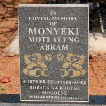 MONYEKI Motlaleng Abram 1976-1980