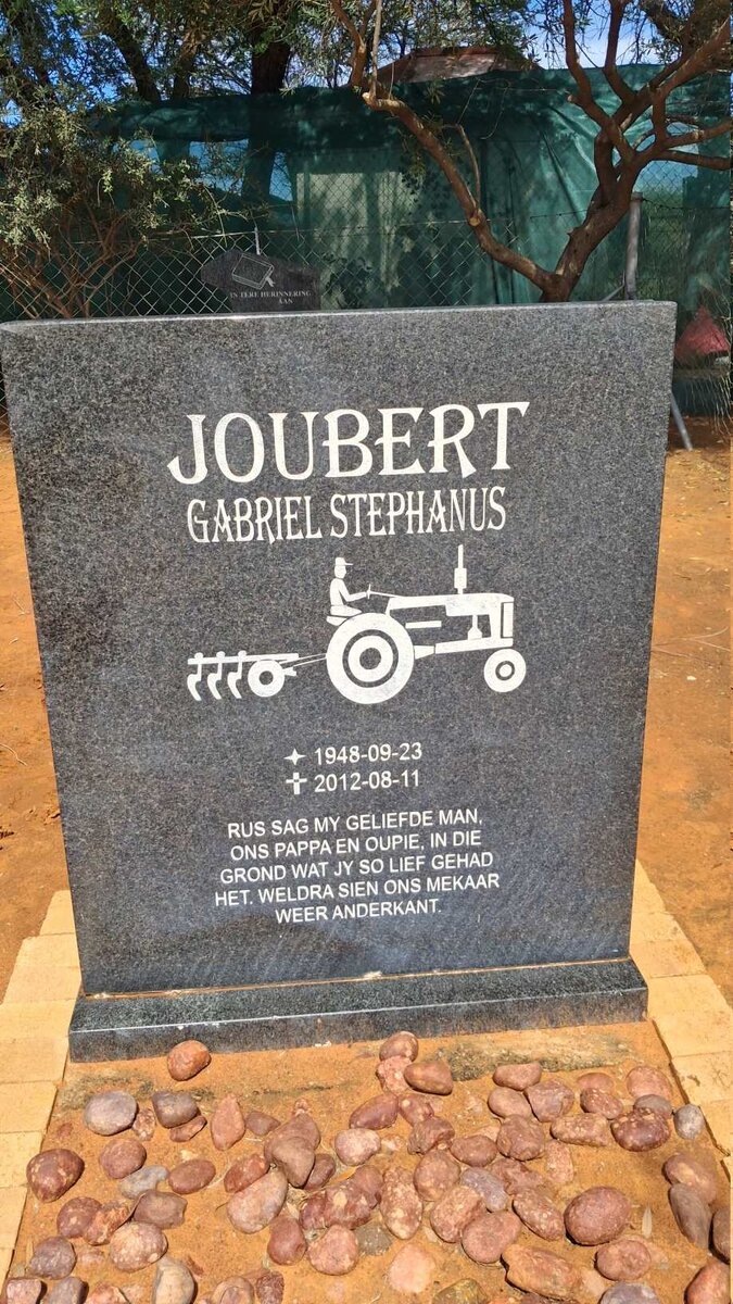 JOUBERT Gabriel Stephanus 1948-2012