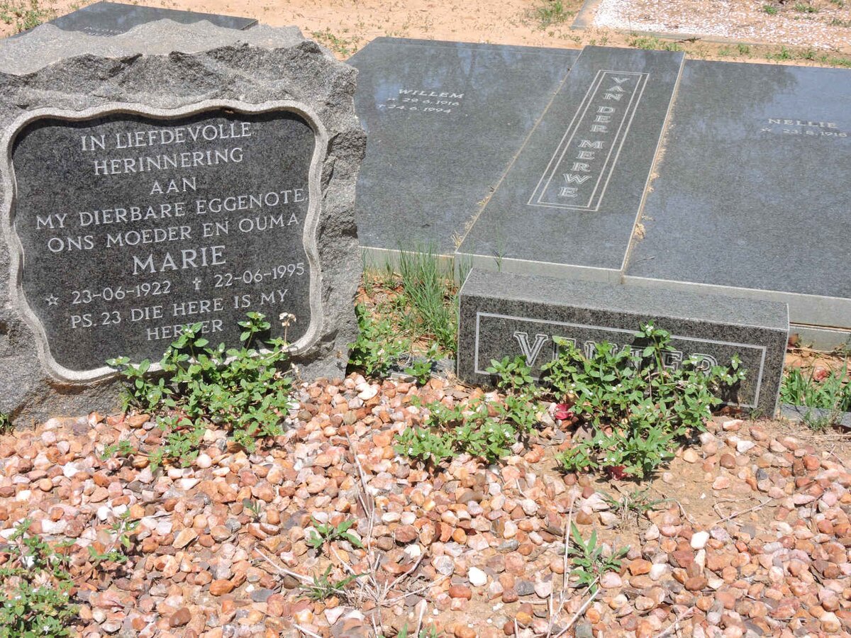 VENTER Marie 1922-1995