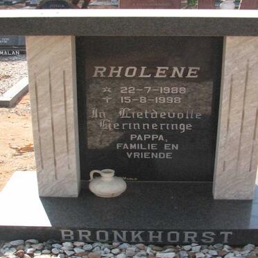 BRONKHORST Rholene 1988-1998
