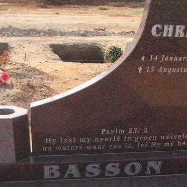 BASSON Christo 1936-2008