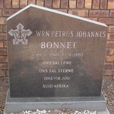 BONNET Petrus Johannes 1960-1980